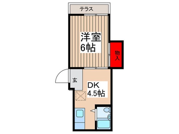 ＫＩ荘の物件間取画像